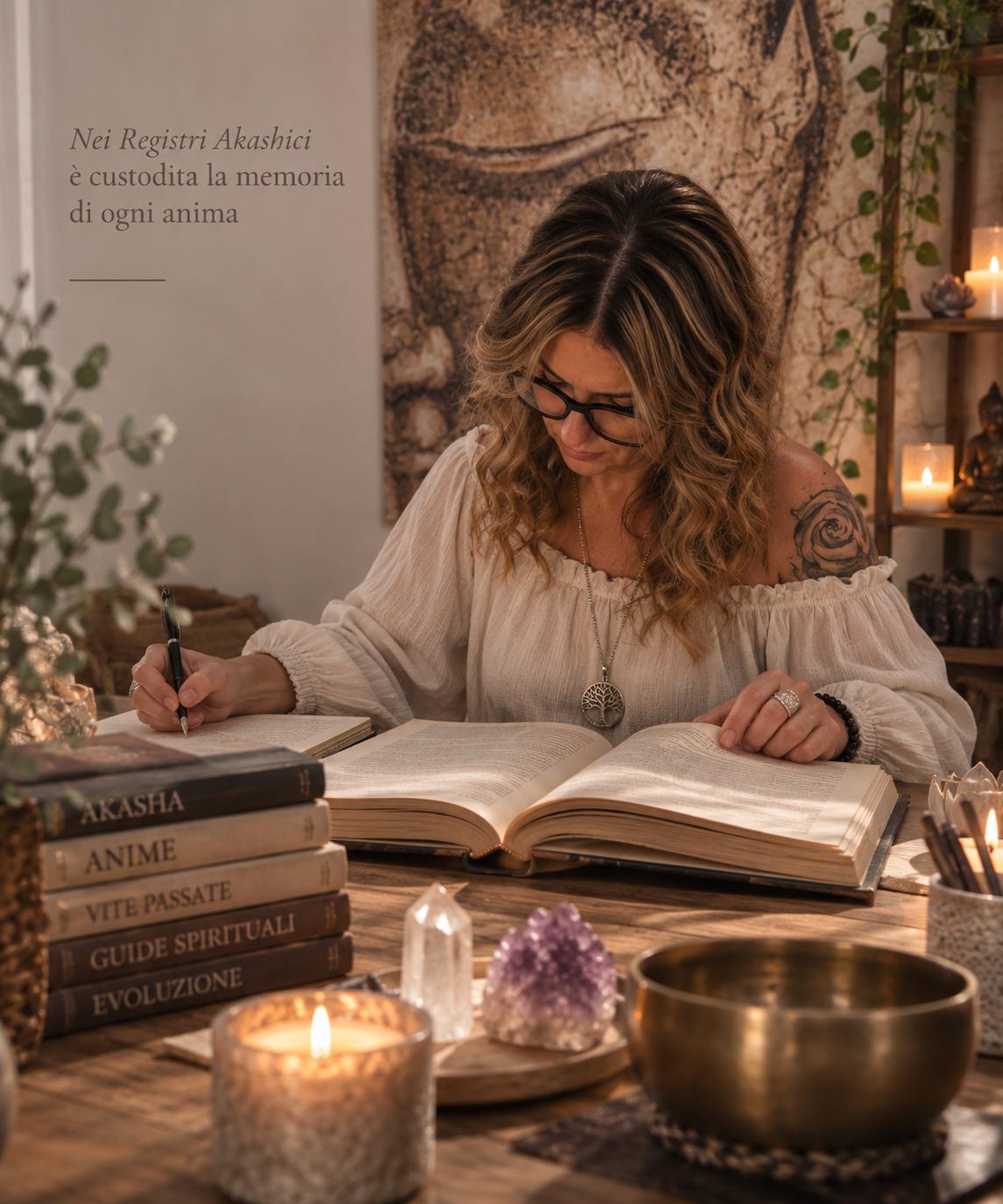 Raffaella Falcone — Lettura dei Registri Akashici