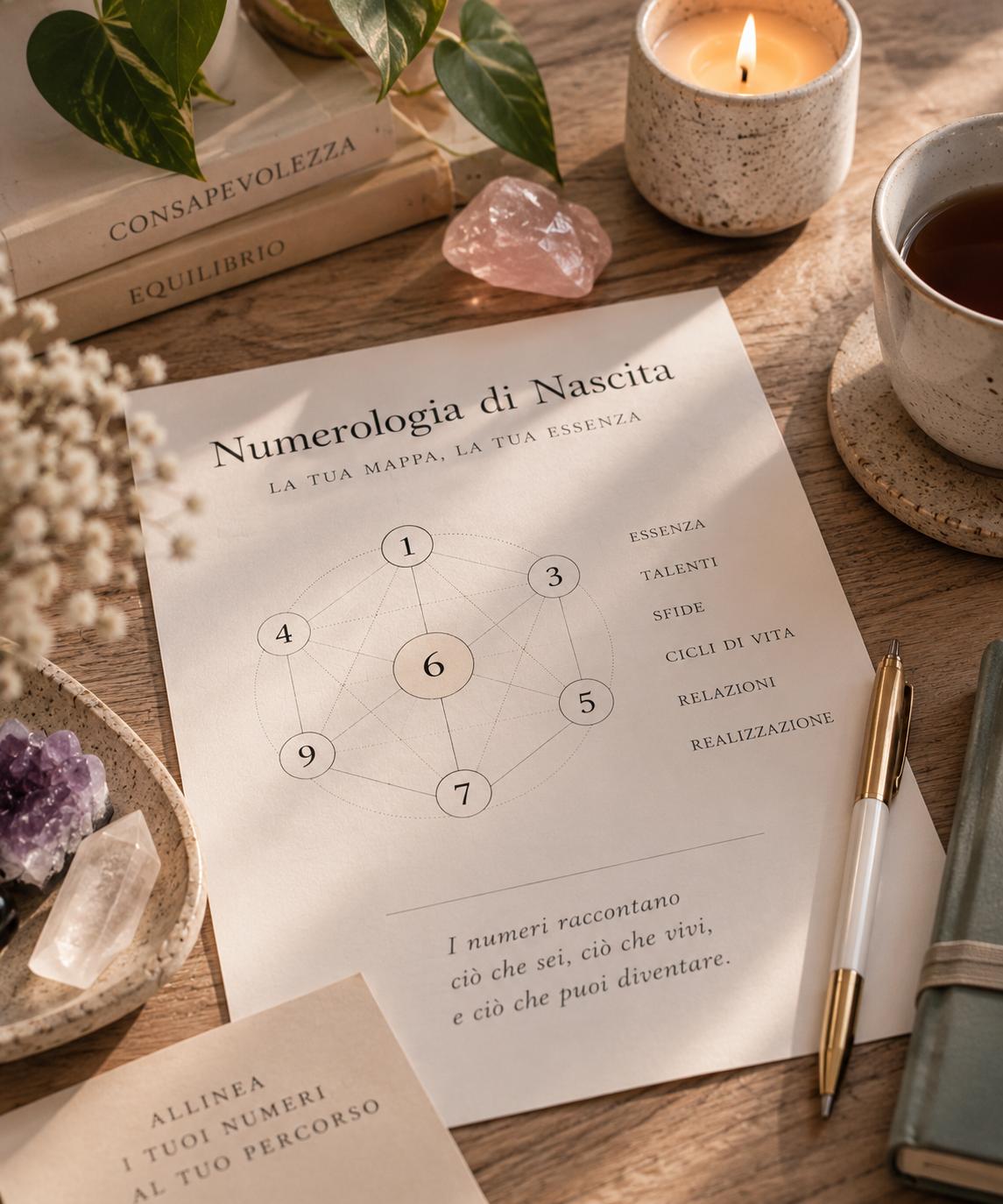 Raffaella Falcone — Lettura della Numerologia di Nascita